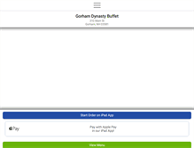 Tablet Screenshot of gorhamdynastybuffet.com